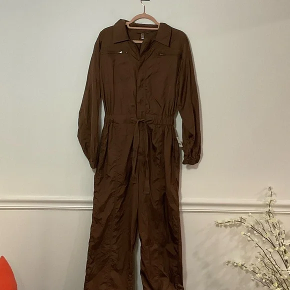 Free people Movement by Free People Chocolate Jumpsuit - Picture 1 of 3